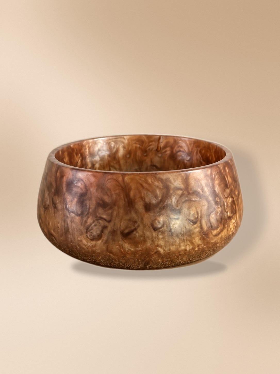 Bowl Kyros MARA de resina coral